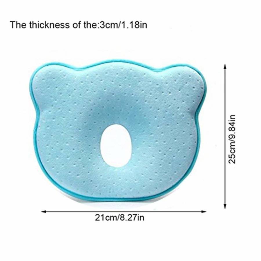Baby Pillow, Finlon Baby Head Shaping Pillow Memory Foam Pillow Flat Head Syndrome Prevention Baby P