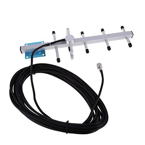 LCD GSM 900MHz Cell Phone Signal Repeater Booster Amplifier + Indoor dual antenna Super strong signa