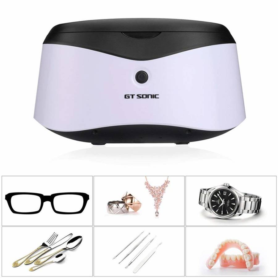 GT SONIC Jewelry Cleaner Machine 600ml Glass Cleaner Machine Cleaing Machines Polishing Eyeglass Nec