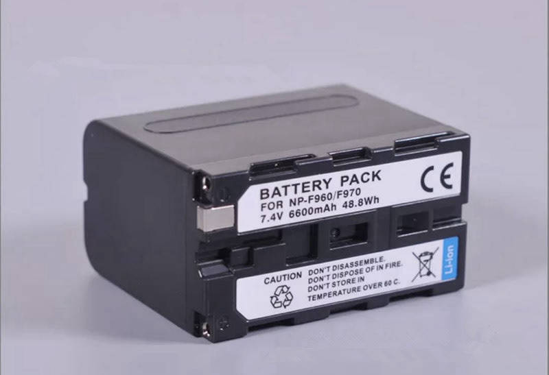 Photography fill light / monitor dedicated lithium Replacement Battery(2 Pack) with Recharge Charger