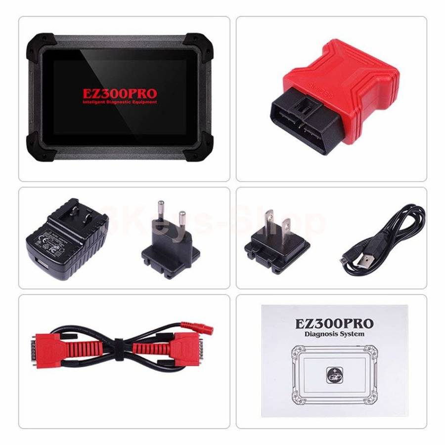 XTOOL EZ300 Pro Automotive Diagnostic System Tool Scanner Auto Key Programmer with Diagnosis Engine,