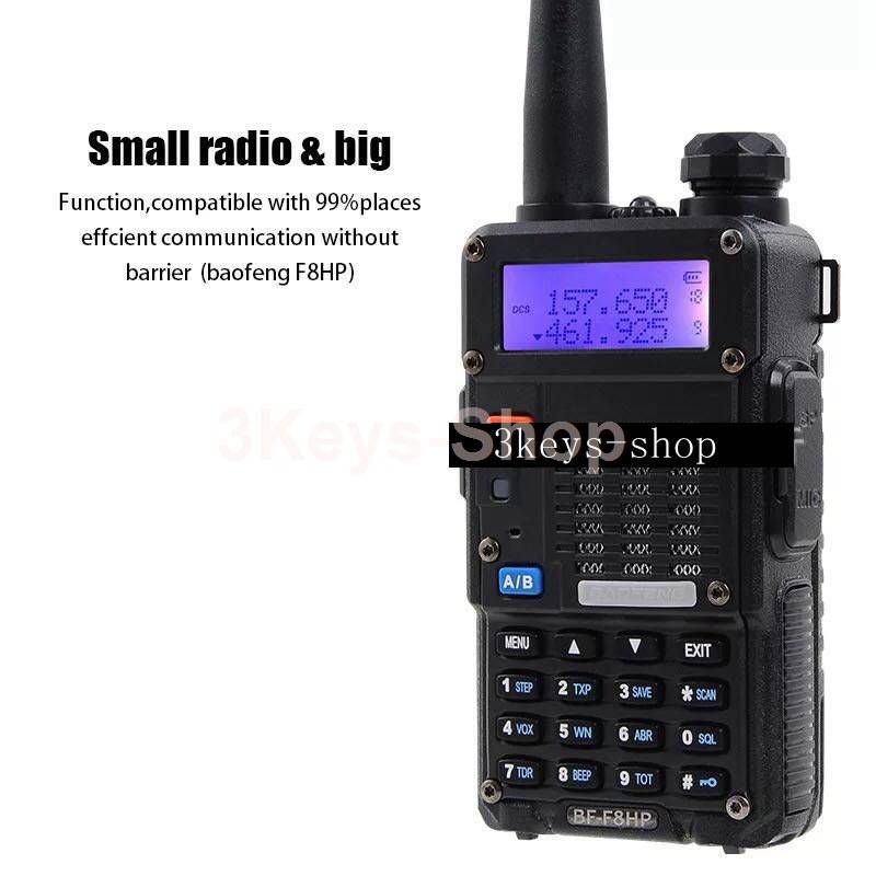 2 For R BaoFeng BF-F8HP (UV-5R 3rd Gen) 8-Watt Dual Band Two-Way Radio