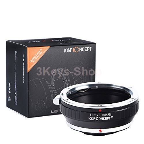 K&F Concept Lens Mount Adapter for Canon EOS EF Mount Lens to M4/3 MFT Olympus Pen and Panasonic Lum