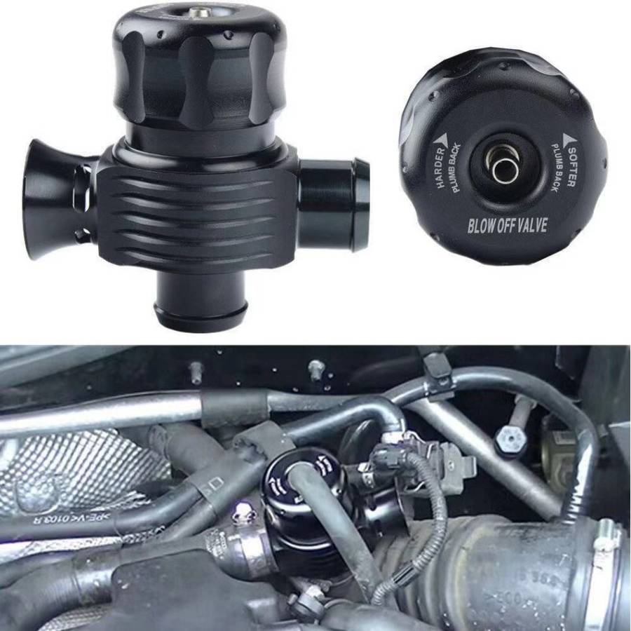 Dual Port Blow Off Valve,25mm Turbo Diverter Valve Dump Valve BOV Turbine Relief Valve Blow-Off Valv