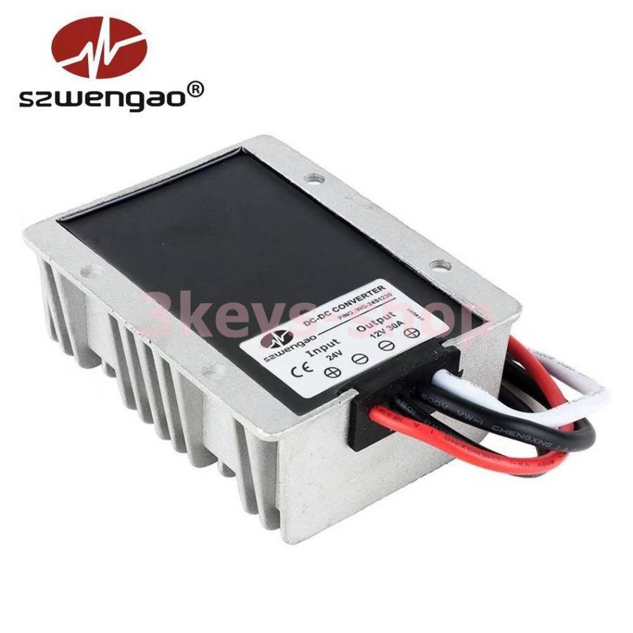 DC/DC Converter Regulator Reducer 24V to 12V 30A 360W Power Supply Transformer Volt Modu