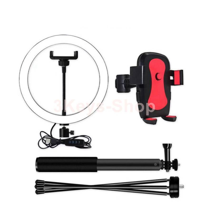 26CM 10inchLive Fill Light LED Ring Light Beauty Light Live Tripod cell Phone Beauty Fill Light