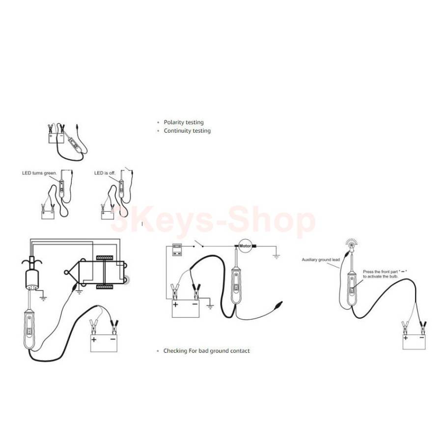 ALLOSUN EM285 Electric Circuit Tester