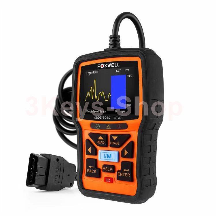 FOXWELL NT301 OBD2 Scanner Professional Enhanced OBDII Diagnostic Code Reader