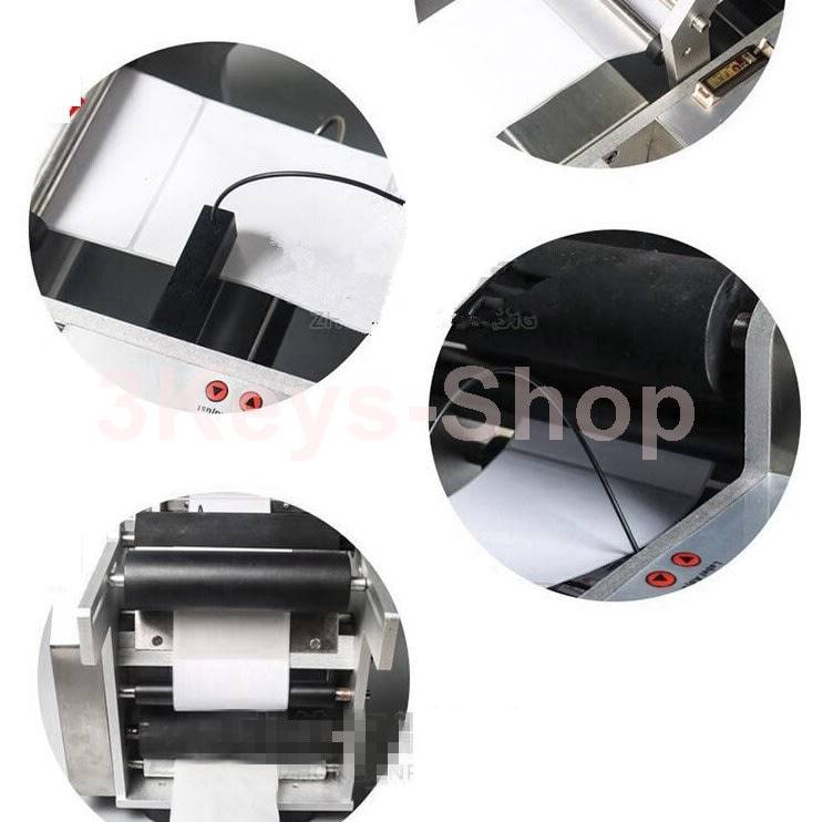 Automatic labeling machine for round bottles