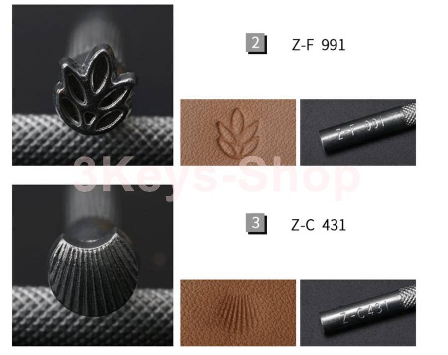 Leather engraved printing craft tool kit leather leather tool rack