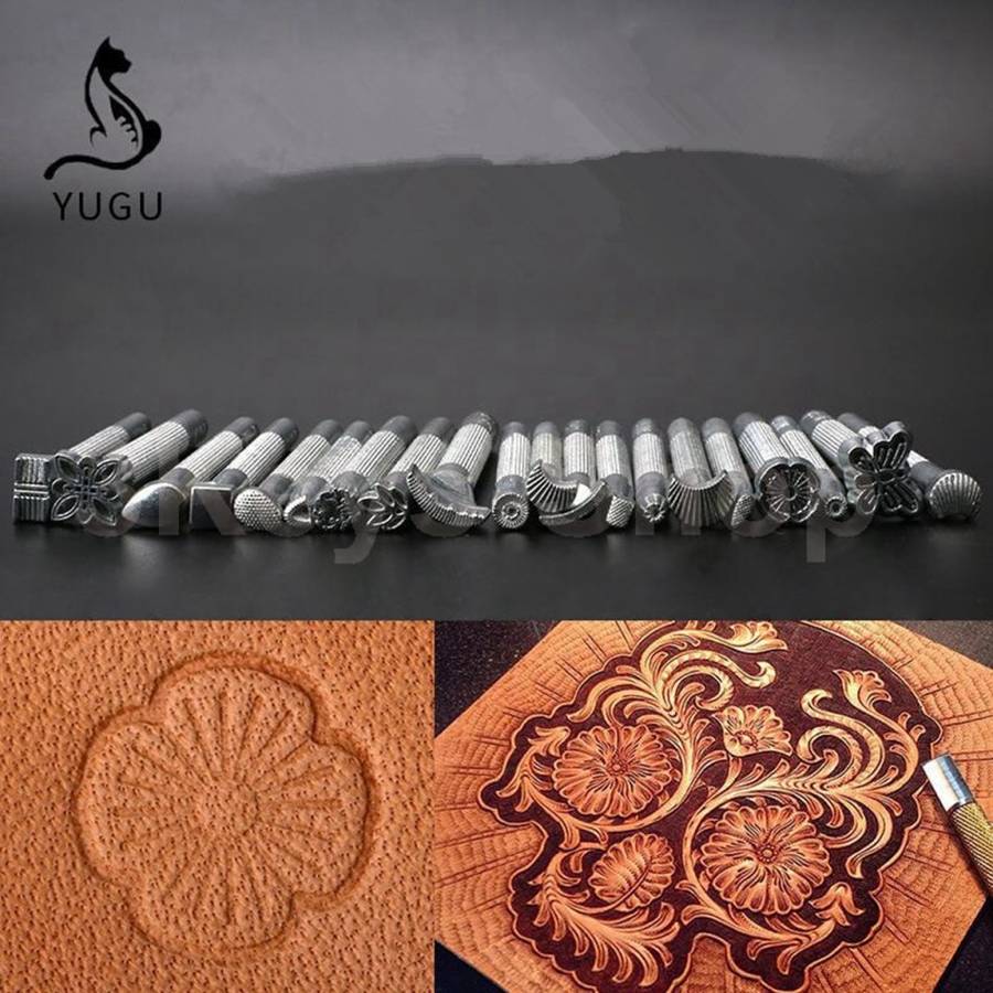 Leather engraved printing craft tool kit leather leather tool rack