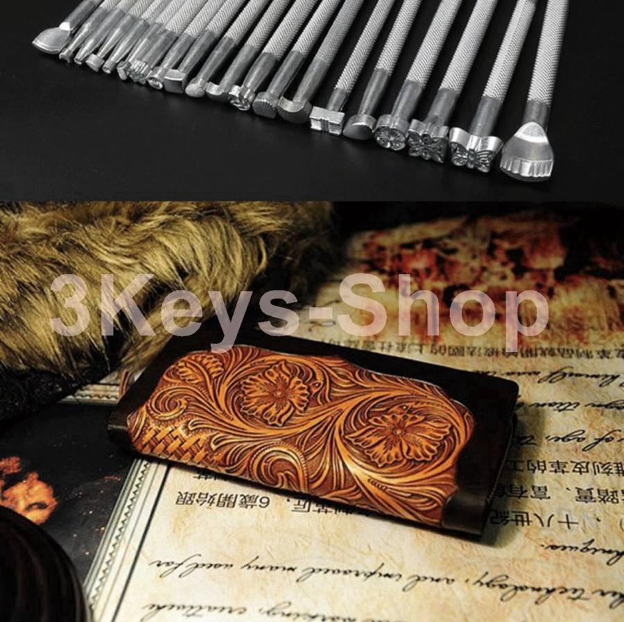 Leather engraved printing craft tool kit leather leather tool rack
