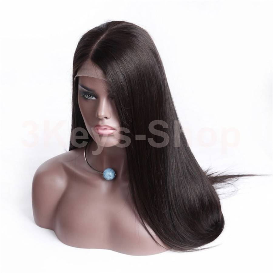 Straight Lace Front Wigs Human Hair (22 inch) Human Hair Wig with Baby Hair Pre Plucked Natural Hair