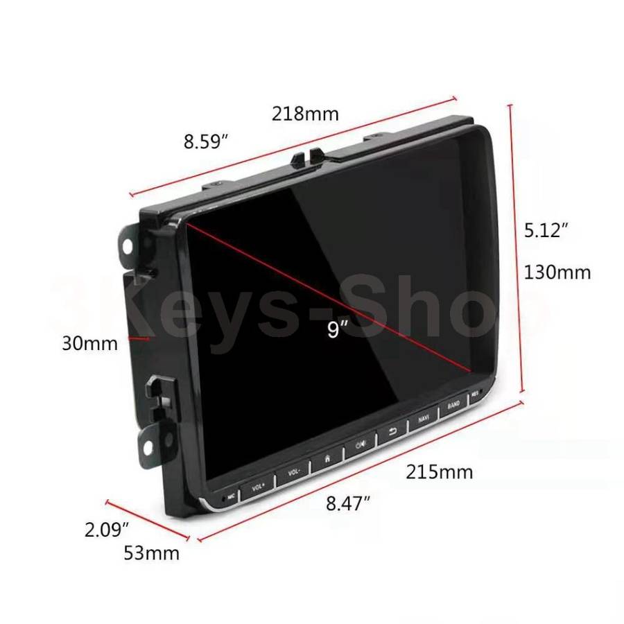 Car Stereo Car 9inch Android 2G RAM+32G ROMIndash Head Unit for Volkswagen Jetta Passat Golf Touran