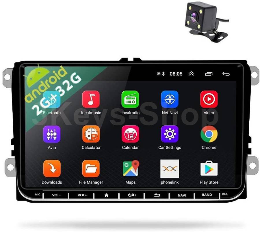Car Stereo Car 9inch Android 2G RAM+32G ROMIndash Head Unit for Volkswagen Jetta Passat Golf Touran