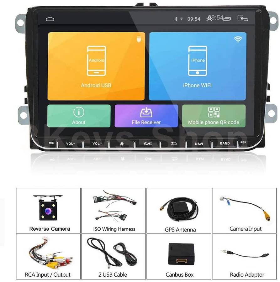 Car Stereo Car 9inch Android 2G RAM+32G ROMIndash Head Unit for Volkswagen Jetta Passat Golf Touran