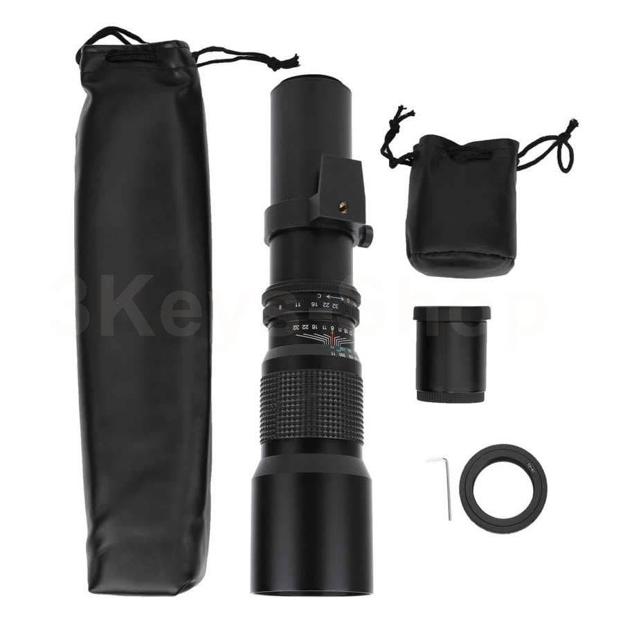 Lightdow White 500mm F8.0-F32 Lens  for Cannon Nikon Sony Olmpus Cameras