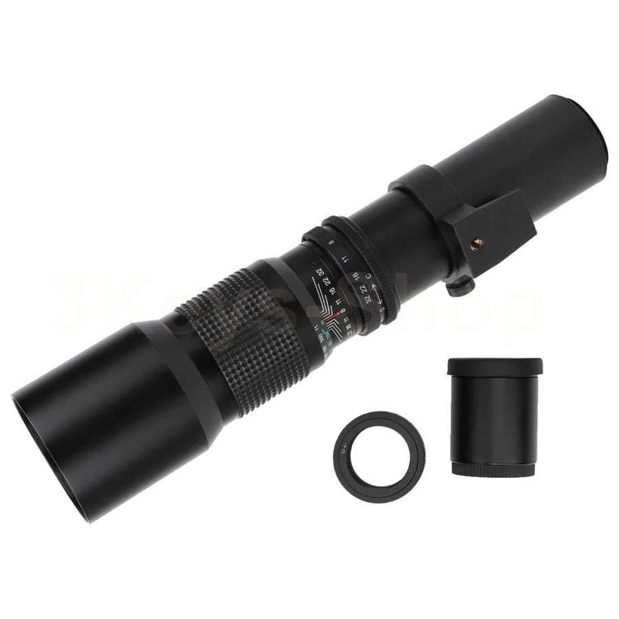 Lightdow White 500mm F8.0-F32 Lens  for Cannon Nikon Sony Olmpus Cameras