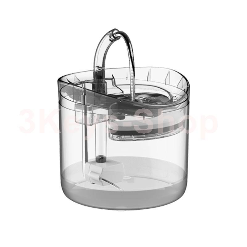Intelligent Cat Water Fountain With Faucet Dog Water Dispenser Transparent Drinker Pet Drinking Filt