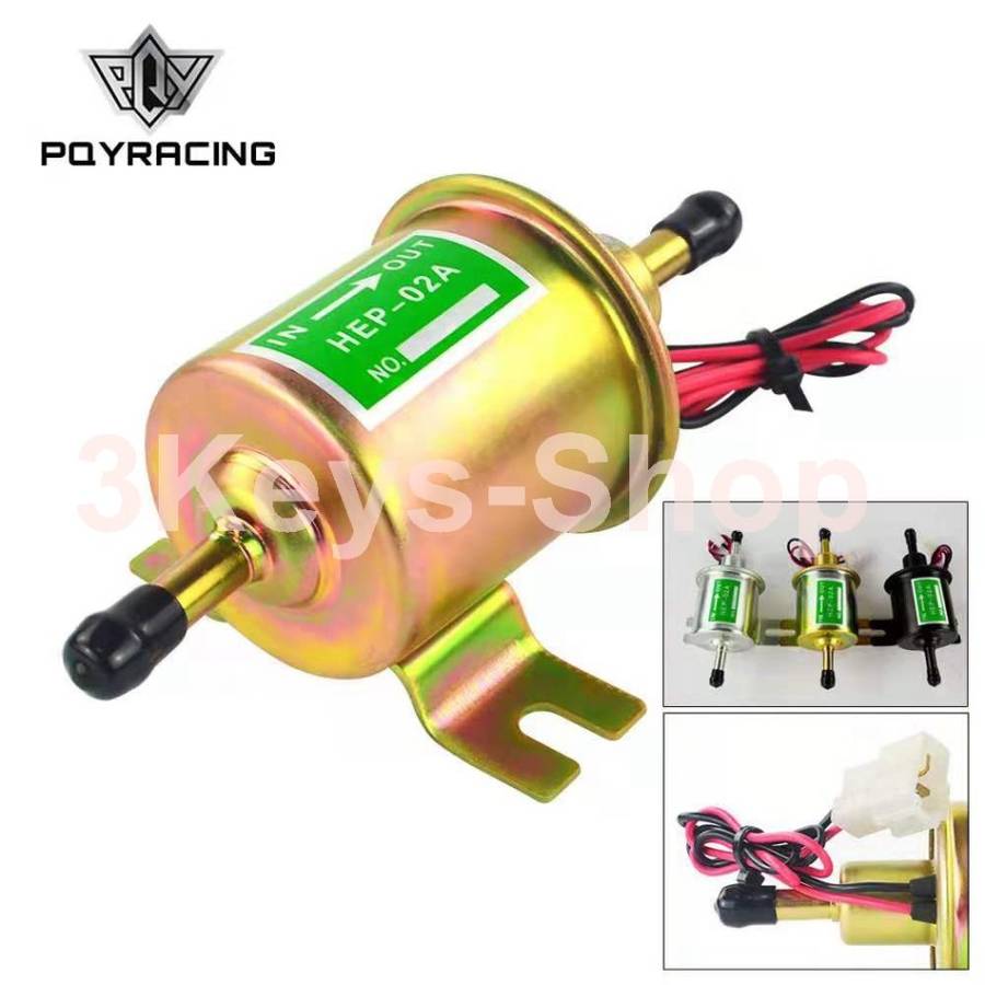 12V Universal Electric Fuel Pump, Inline Fuel Pump, Gas Diesel Gasoline Transfer Fuel Pump for Carbu