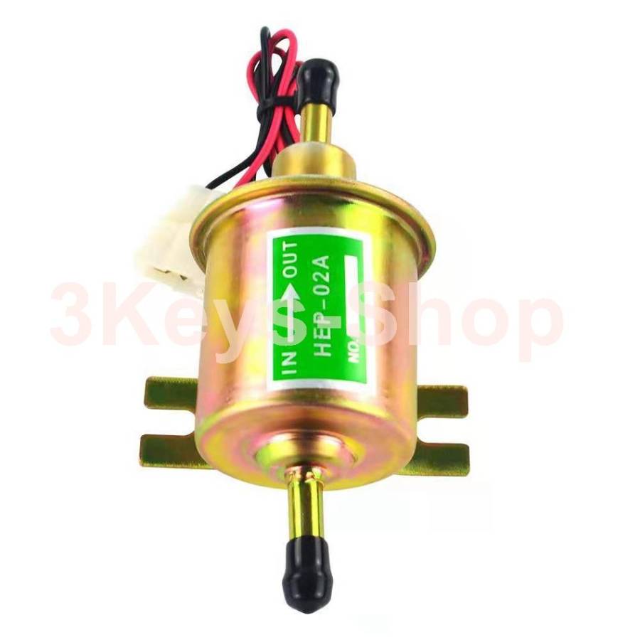 12V Universal Electric Fuel Pump, Inline Fuel Pump, Gas Diesel Gasoline Transfer Fuel Pump for Carbu