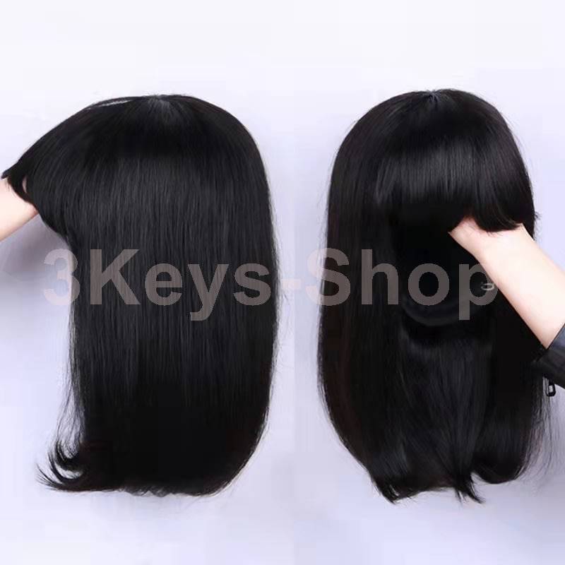 Human Hair Wigs  Short BoB Wigs For Woman BOB Straight Hair  Wigs Natural Color 12 Inch