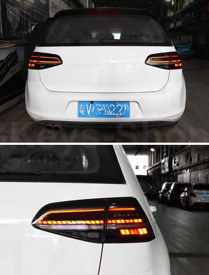 Car Tail Light Assembly For Volkswagen VW golf 7 mk7 golf 7.5 mk7.5 2013 2014-2020 LED Brake Flowin