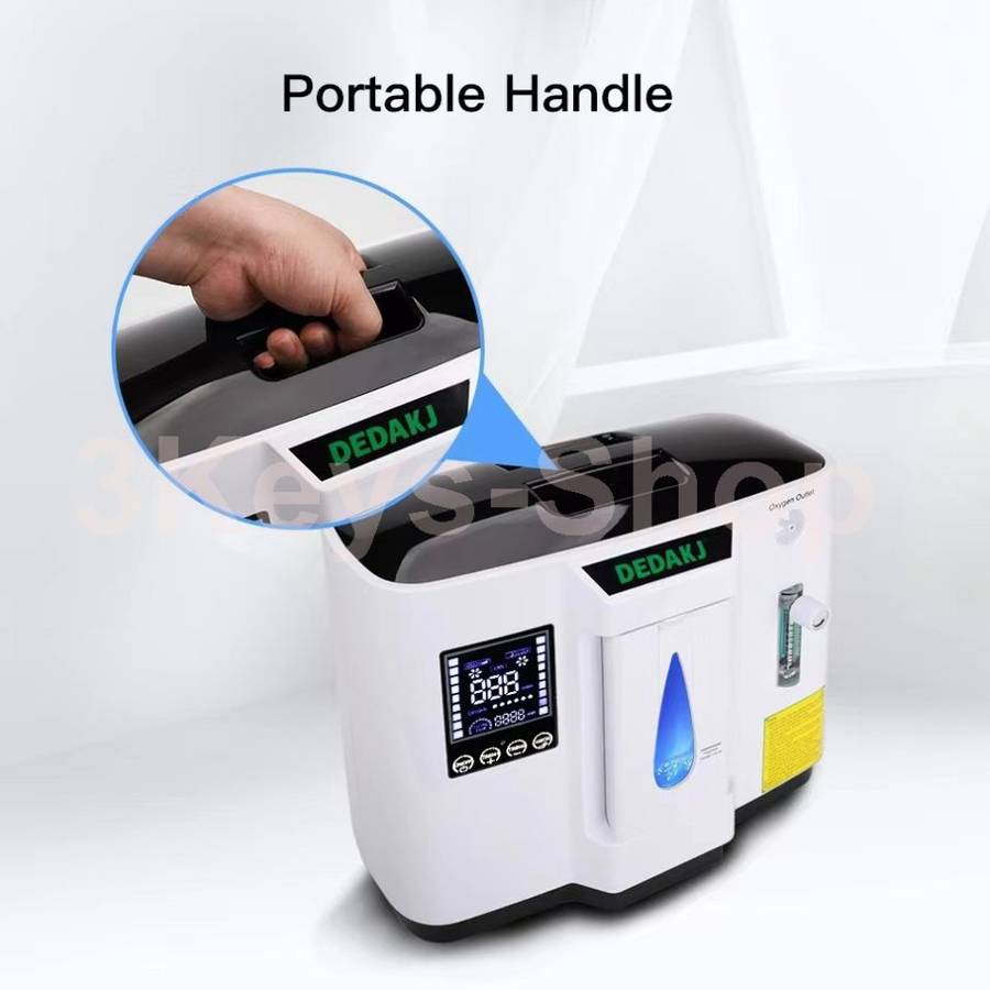 DEDAKJ Oxygene Concentrator Home Care Oxygene Machine 7L Portable Oxygen Concentrator HD LED Disp