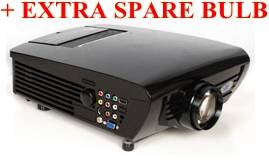 HD Ready 2000 Lumens projector + Built in TV + Extra lamp! More than 200 Sold!