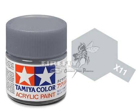 Tamiya X-11 Chrome Silver Acrylic 23ml.