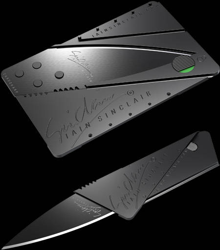 Ian Sinclair CARDSHARP 2 Credit Card Utility knife