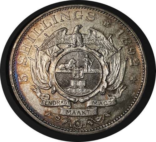 1892 ZAR Crown Ex Mount