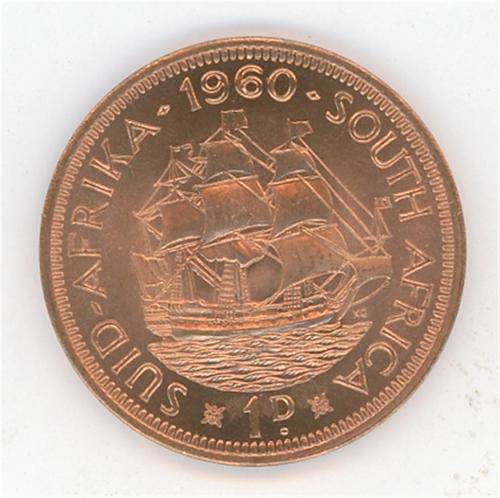 1960 1d Penny. UNC. 4 available. GRADE THESE