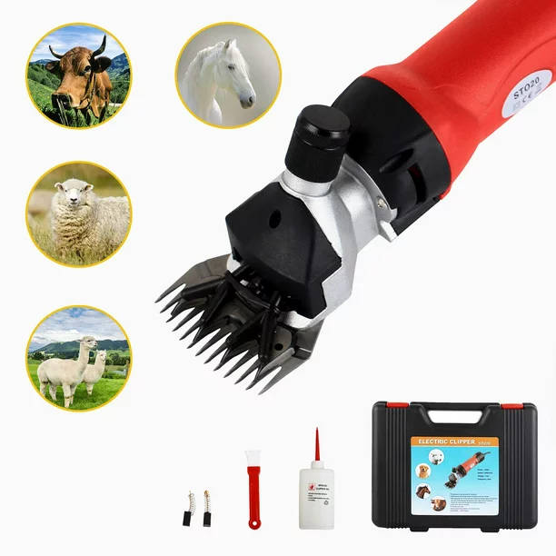 Professional Animal Clipper Sheep Shears Electric Clippers 6 Speeds Corded Electric Sheep Goat