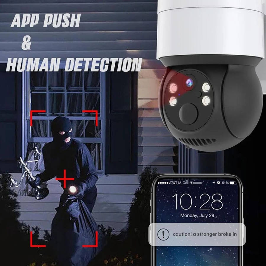 Solar Wireless 5MP Colour Night Vision Security Outdoor Camera