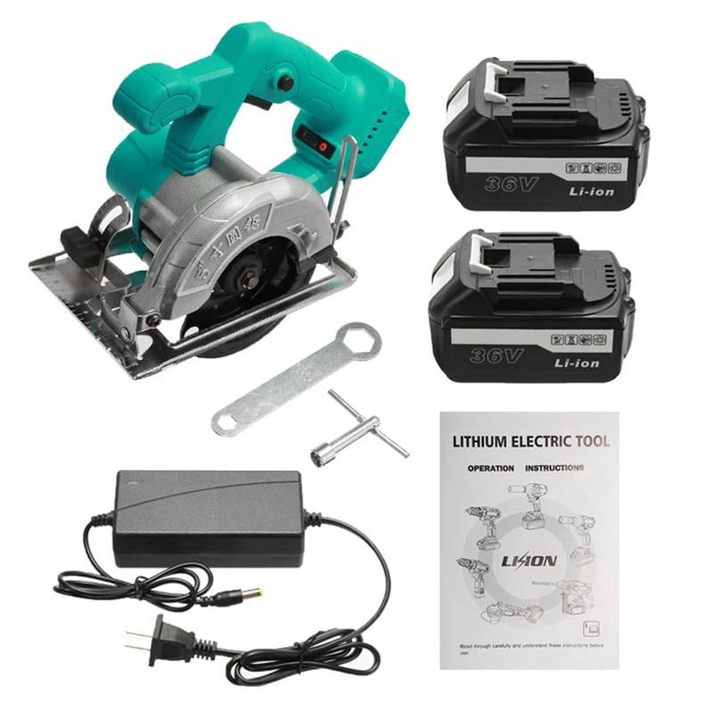 Cordless Circular Saw With Two Batteries