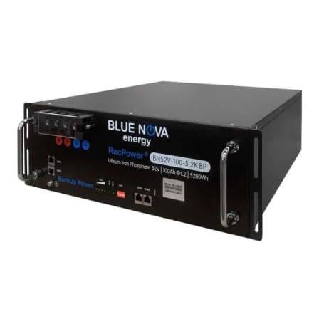 Blue Nova lithium solar backup power. BN52V-100-5.2k BP