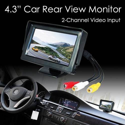 4.3" Car Rearview display monitor Screen System for backup reverse cam