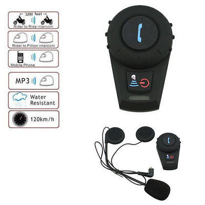 500M Bluetooth Rider to Rider Intercom Headset for Motorcyclists & Skiers