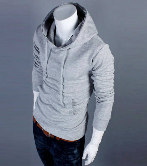 Mens Hoodie Jacket (US Size Medium) Grey Colour