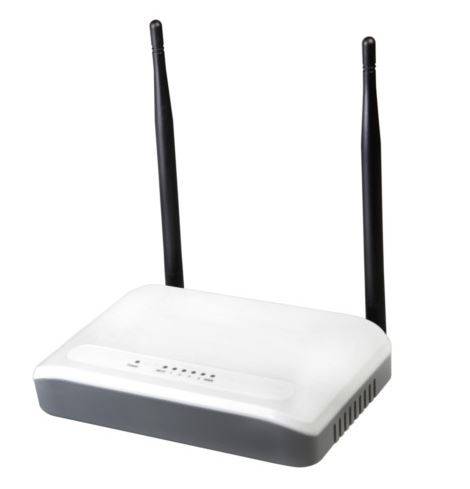 300Mbps Wireless WiFi Router with Extended Range (Built-in 4-port 10/100M Switch)