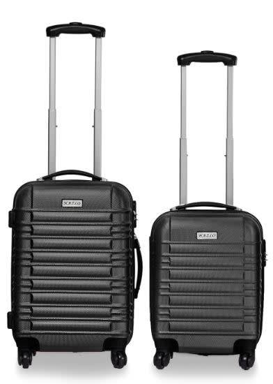 2 Piece ABS Trolley Luggage Bag Set , 16" and 20"