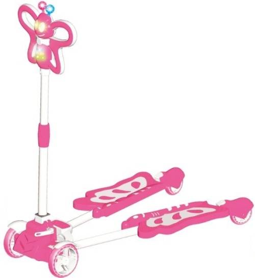 Baneen Kids Four Wheel Frog Kick Scooter