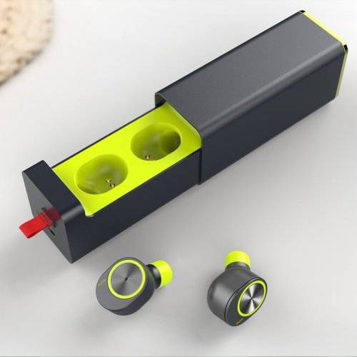 True Wireless Sports Stereo Bluetooth Earbuds In-Ear Headsets w/ HD Mic (Pair of 2)