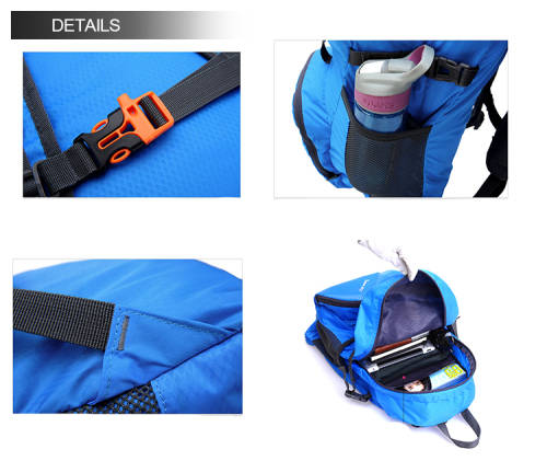 Lightweight Folding Backpack Bag - Sport, Leisure, Outdoor