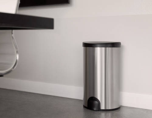 50L Automatic Tap Sensor Stainless Steel Kitchen Dustbin [Second Hand]