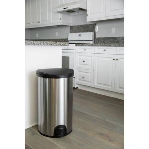 50L Automatic Tap Sensor Stainless Steel Kitchen Dustbin [Second Hand]