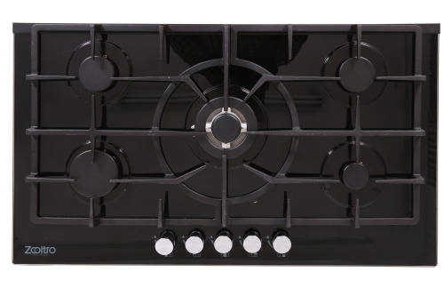 Zooltro 5 burners Gas Hob Cooktop Stove  - Tempered Glass