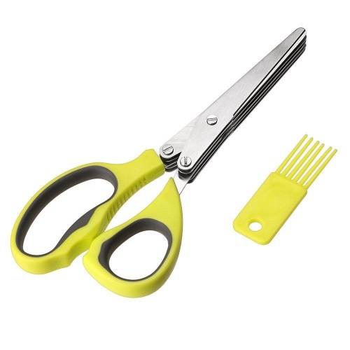 5 Blade Stainless Steel Herb Scissors