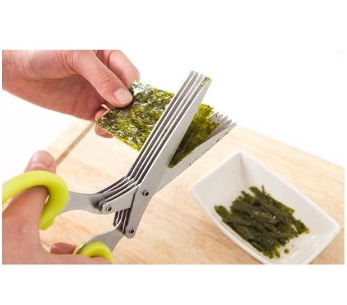 5 Blade Stainless Steel Herb Scissors